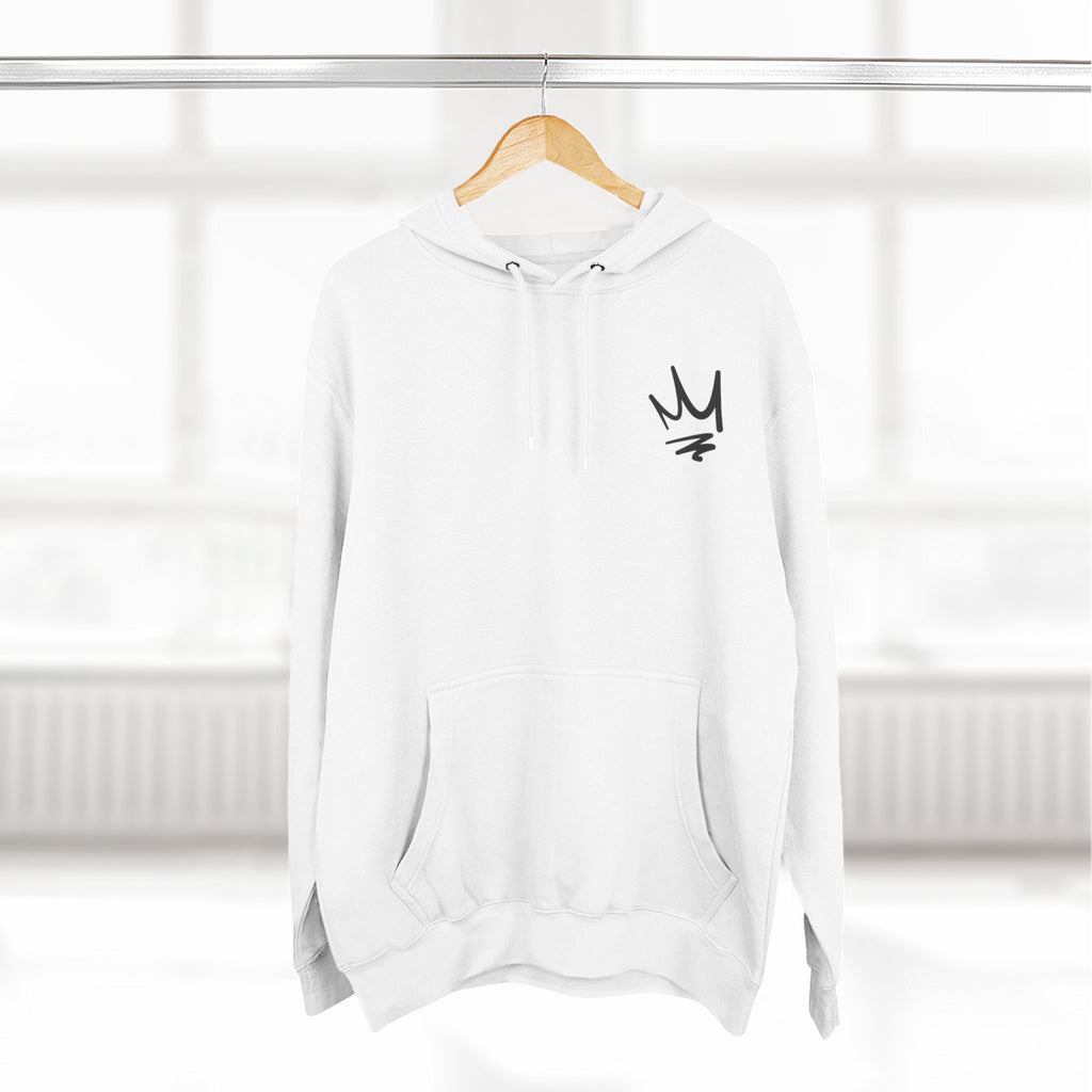 Crown Culture White Hoodie